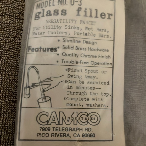 Brand new utility or bar sink faucet brass hardware chrome finish new unused - Picture 3 of 4